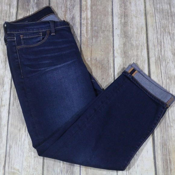Lucky Brand Denim - Lucky Brand Mollie Crop Jeans Capris Dark Wash